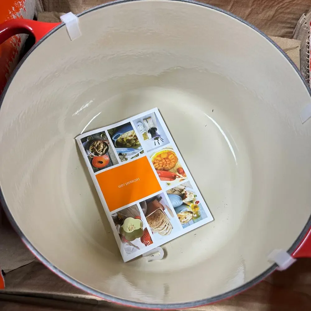 Le Creuset Enameled Cast Iron Signature Deep Round Oven, 5.25qt., Cerise NIB